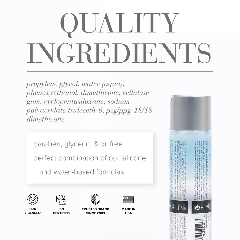 JO Classic Hybrid - Hybrid Lubricant - 120 ml Bottle