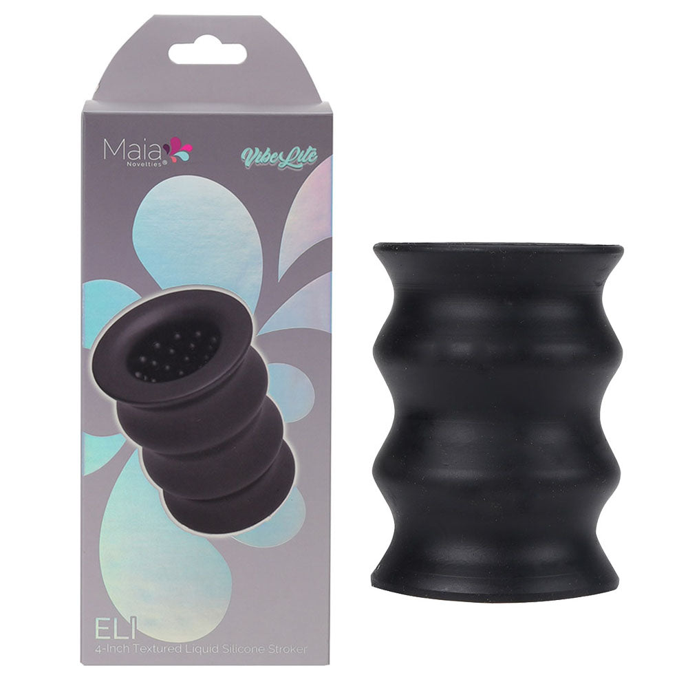 Maia ELI - Black 10 cm Stroker Sleeve