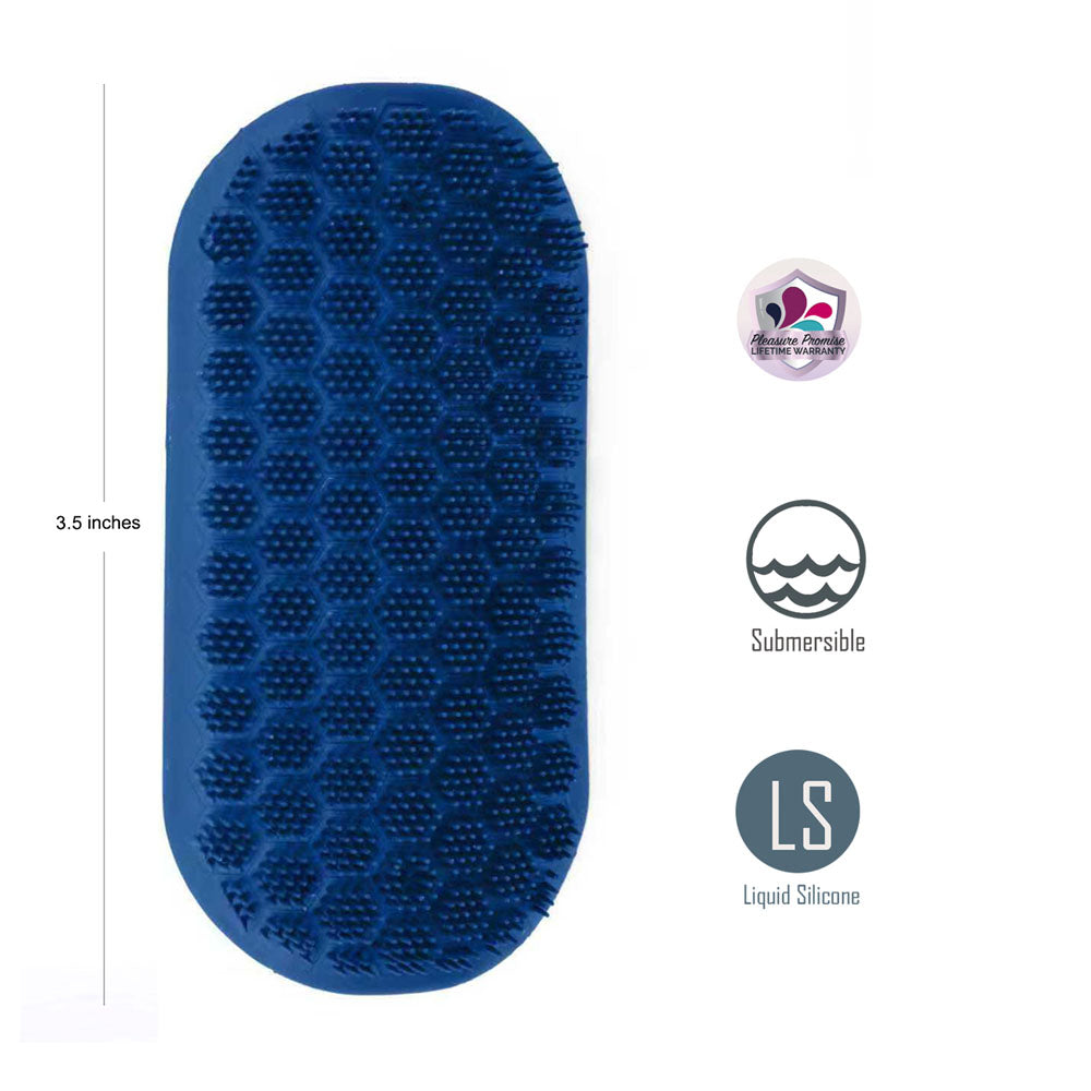 Maia MADDOX - Blue Textured Stroker Sleeve