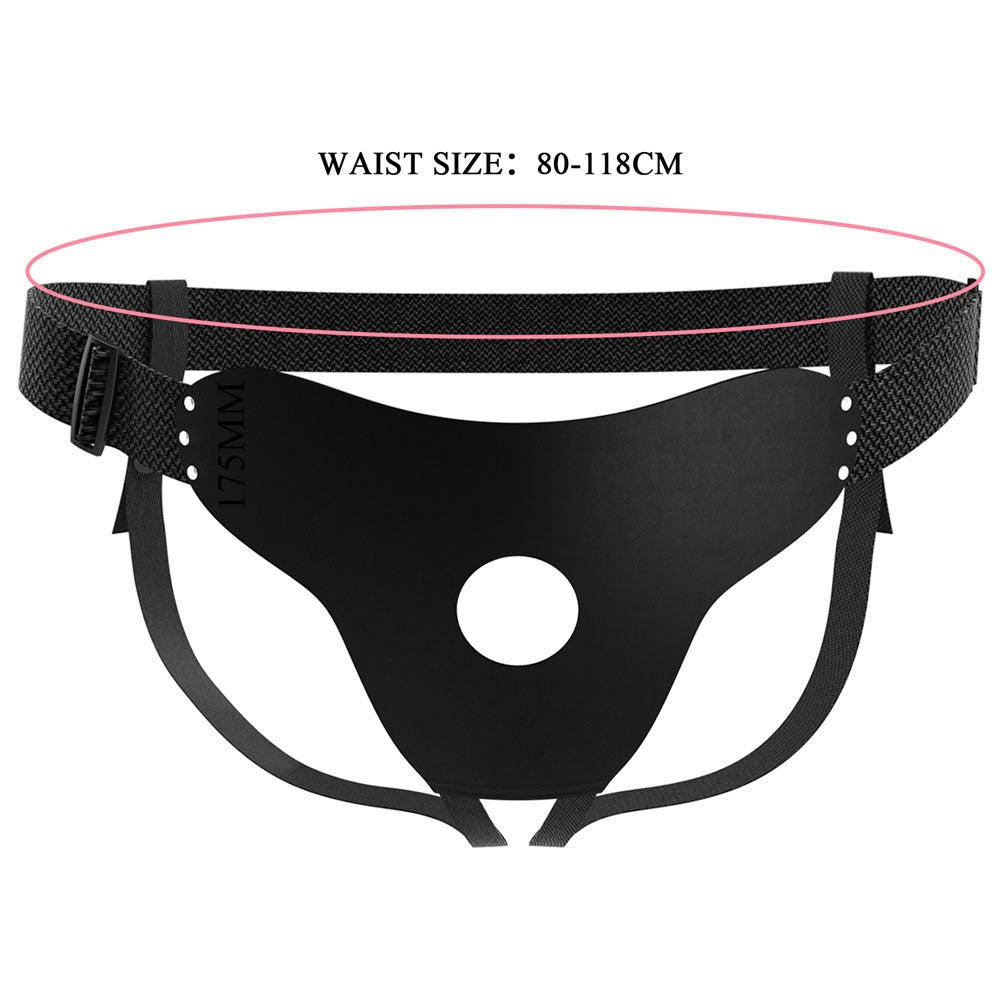 Party Up NICK Strap-On Harness - Black Adjustable Strap-On Harness (No Probe Included)