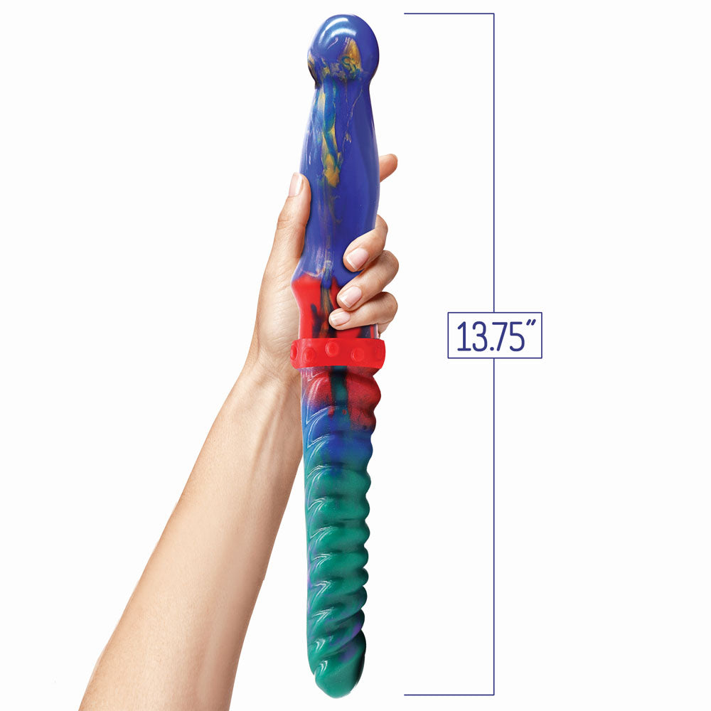 Alien Nation - Double Demon - Coloured 35 cm Fantasy Double Dildo
