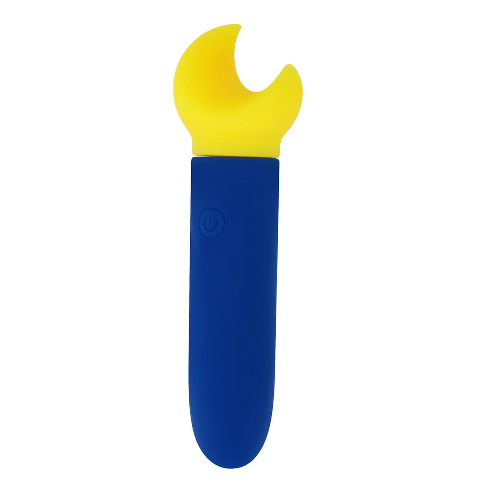 Maia SAYLOR - Blue/Yellow 11.1 cm USB Rechargeable Bullet