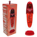 PUMPED Aqua-Pro Auto Pump - Red - Red/Clear USB Rechargeable AI-Enabled Submersible Auto Penis Pump