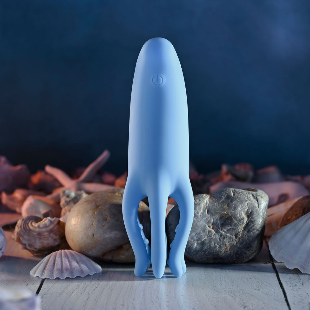 Selopa TENTACLE TICKLER - Blue USB Rechargeable Vibrating Stimulator